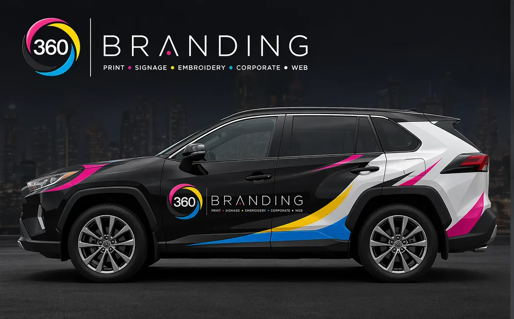 360 Branding identity and stationery brand system